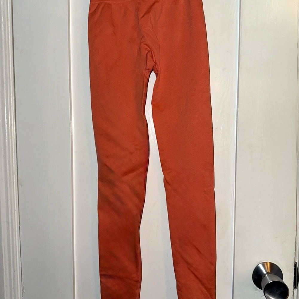 Bo+Tee XXS Orange Leggings
